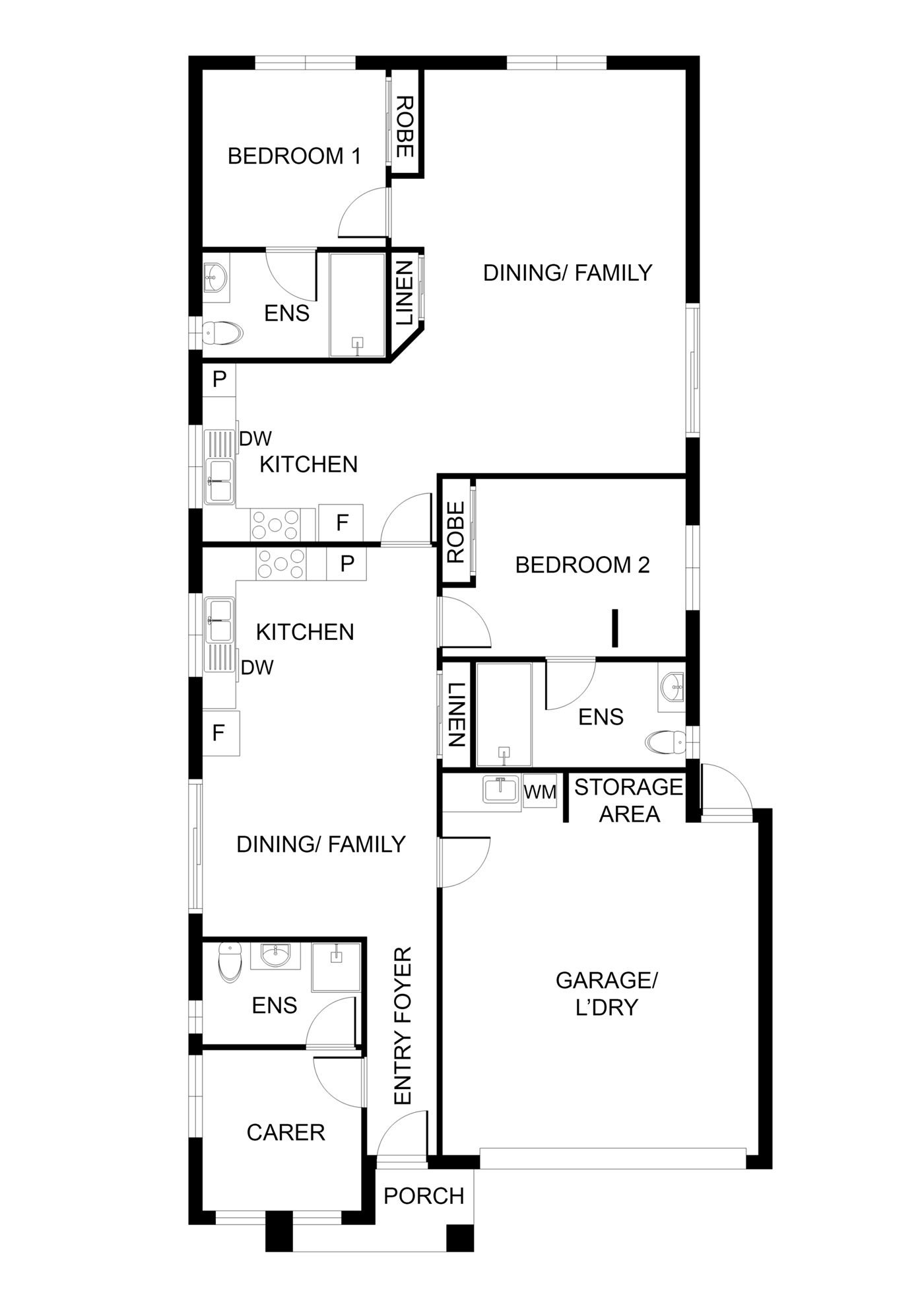 Floorplan of 10 Stance Street, showing the room layout.