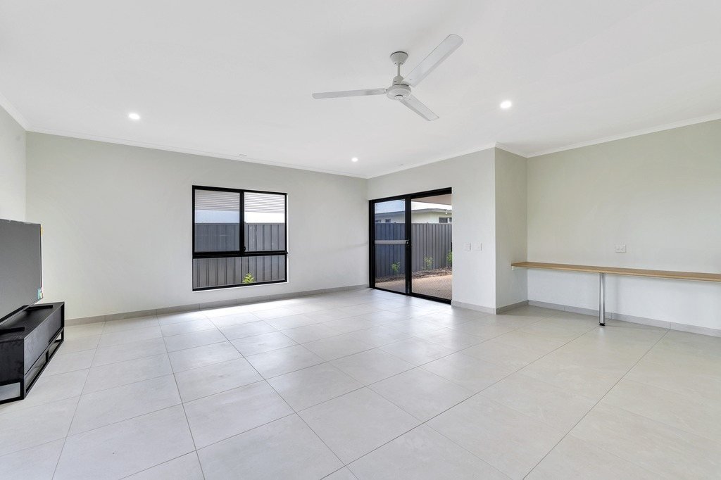 The separate lounge, with a TV.