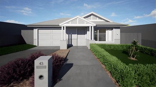 Artist's impression of the home at 43 Separation Street Fairfield.