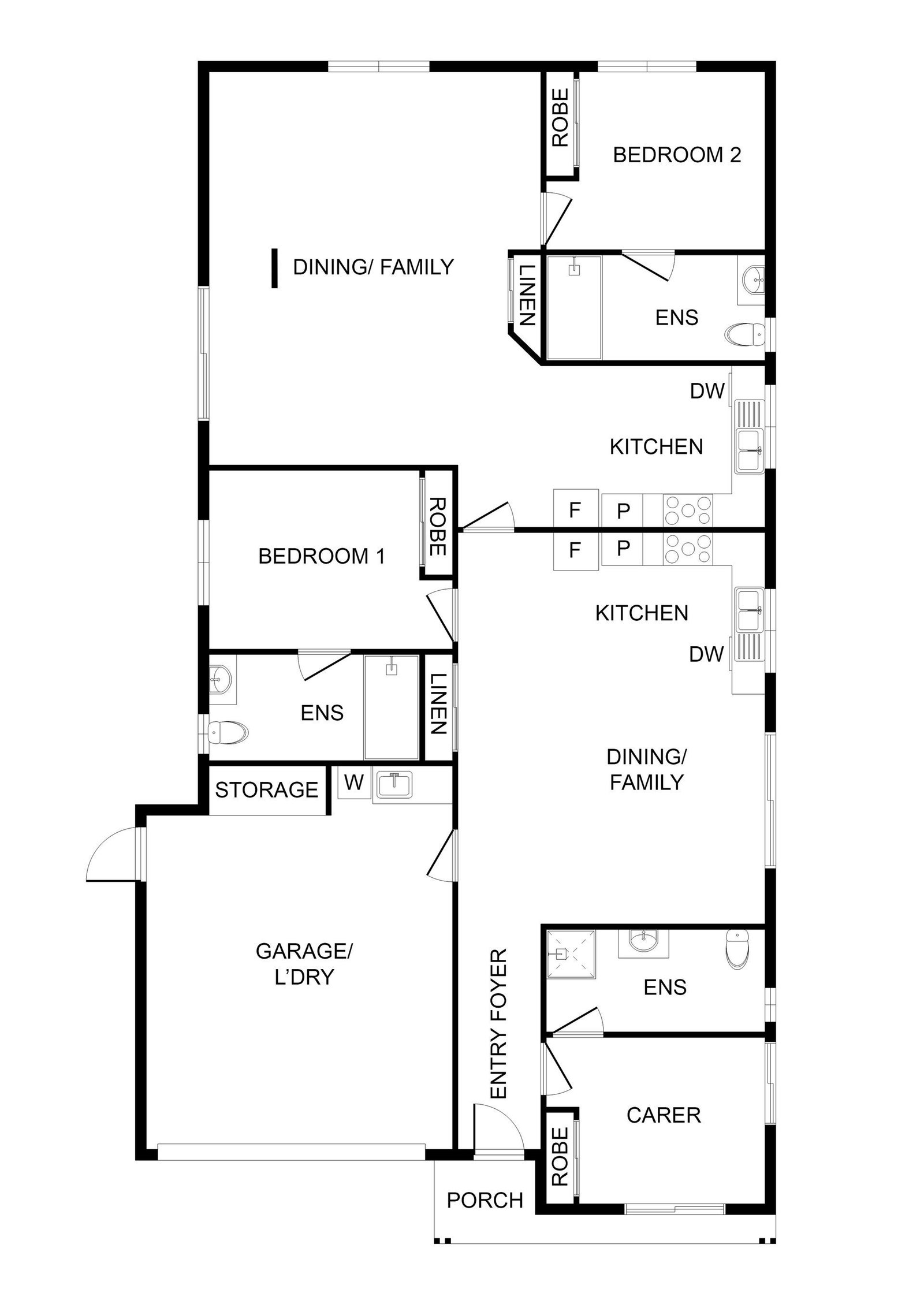Floorplan of 5 Magnolia Crescent, showing the room layout.